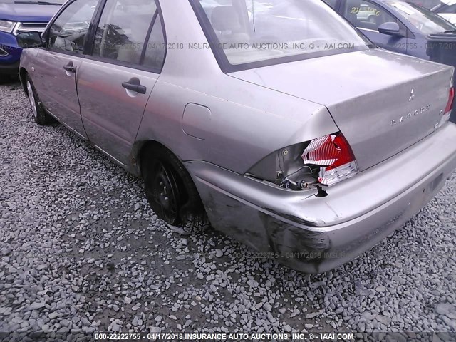 JA3AJ26E53U053286 - 2003 MITSUBISHI LANCER ES TAN photo 6