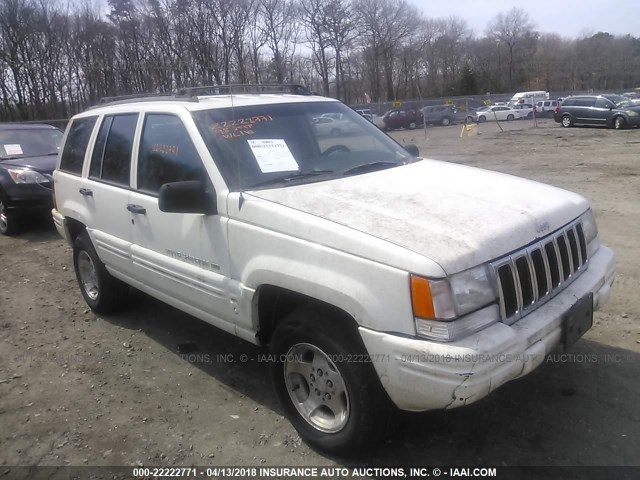 1J4GZ48S3WC239903 - 1998 JEEP GRAND CHEROKEE LAREDO/SPECIAL WHITE photo 1