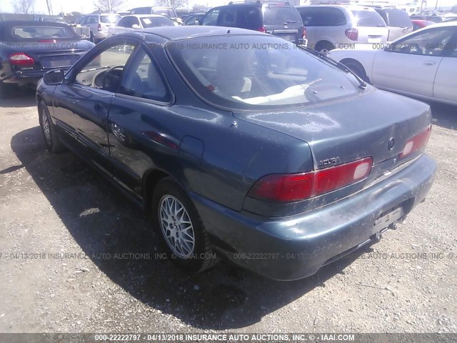 JH4DC4458WS018960 - 1998 ACURA INTEGRA LS GREEN photo 3