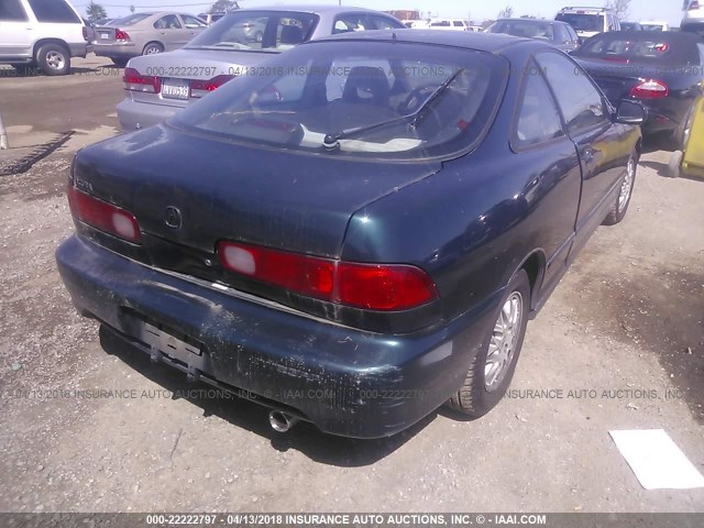 JH4DC4458WS018960 - 1998 ACURA INTEGRA LS GREEN photo 4