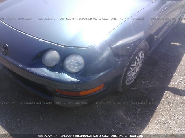 JH4DC4458WS018960 - 1998 ACURA INTEGRA LS GREEN photo 6