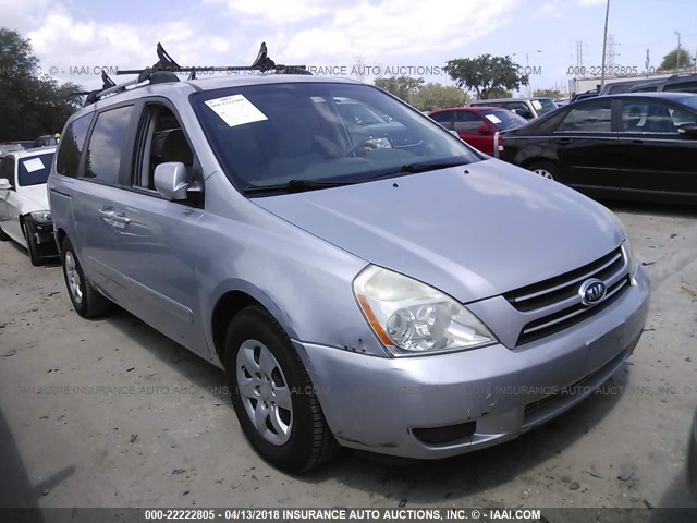 KNDMB233876117362 - 2007 KIA SEDONA EX/LX GRAY photo 1