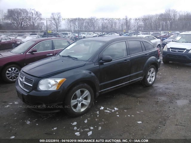 1B3CB3HA1AD566542 - 2010 DODGE CALIBER MAINSTREET BLACK photo 2