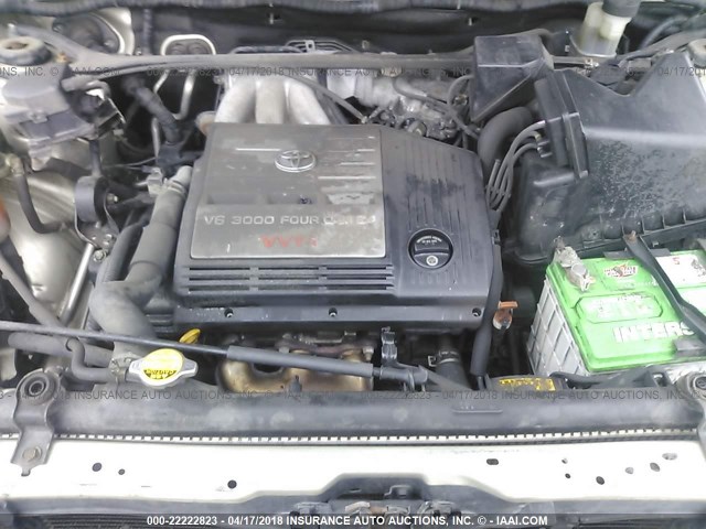 JTEHF21A230141544 - 2003 TOYOTA HIGHLANDER LIMITED BEIGE photo 10