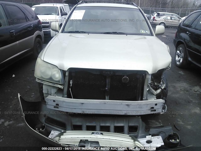 JTEHF21A230141544 - 2003 TOYOTA HIGHLANDER LIMITED BEIGE photo 6