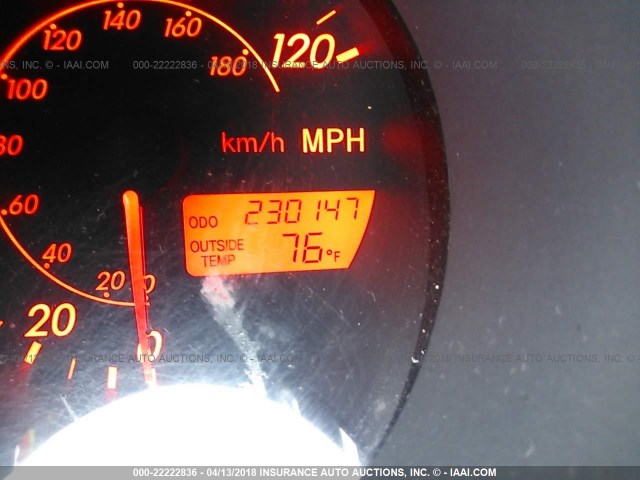 2T1KR32E83C001125 - 2003 TOYOTA COROLLA MATRIX XR RED photo 7