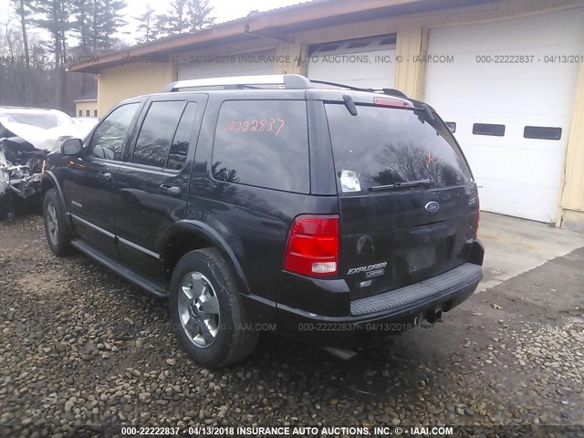 1FMDU75E35UA57999 - 2005 FORD EXPLORER LIMITED BLACK photo 3