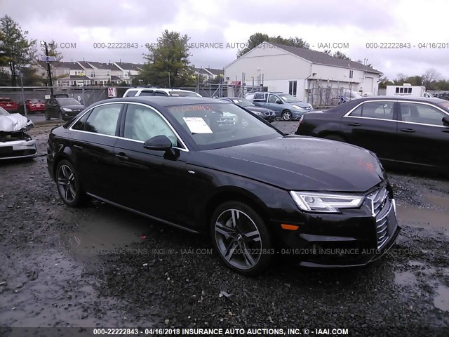 WAUFNAF45HN010997 - 2017 AUDI A4 PRESTIGE BLACK photo 1