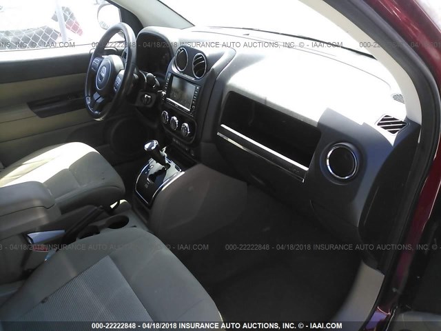 1J4NT1FB2BD151455 - 2011 JEEP COMPASS SPORT 红色 照片 5