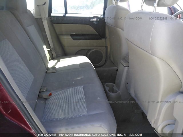 1J4NT1FB2BD151455 - 2011 JEEP COMPASS SPORT 红色 照片 8