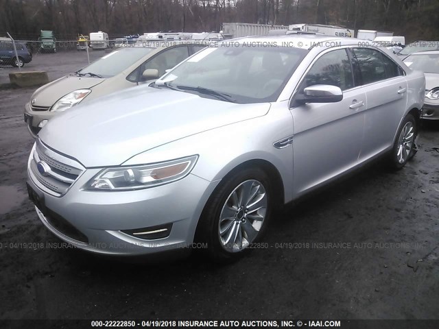 1FAHP2JW0CG136210 - 2012 FORD TAURUS LIMITED SILVER photo 2