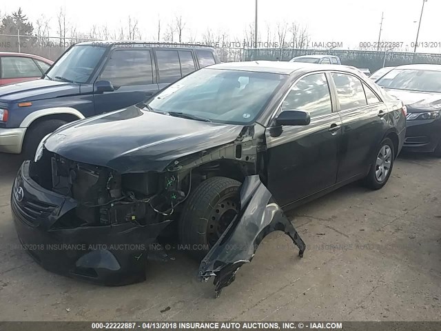 4T1BE46K58U782984 - 2008 TOYOTA CAMRY CE/LE/XLE/SE BLACK photo 2