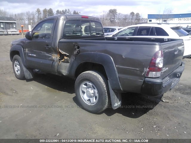 5TEPX42N79Z610646 - 2009 TOYOTA TACOMA BROWN photo 3