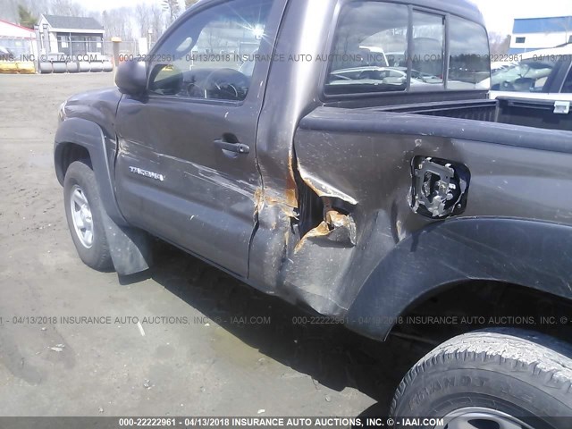 5TEPX42N79Z610646 - 2009 TOYOTA TACOMA BROWN photo 6