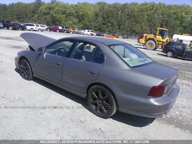 4A3AA46G03E110788 - 2003 MITSUBISHI GALANT ES/LS GRAY photo 3