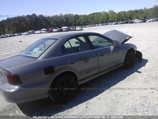 4A3AA46G03E110788 - 2003 MITSUBISHI GALANT ES/LS GRAY photo 4