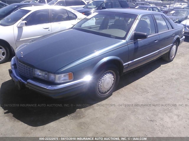 1G6KS53B2NU806342 - 1992 CADILLAC SEVILLE Light Blue photo 2