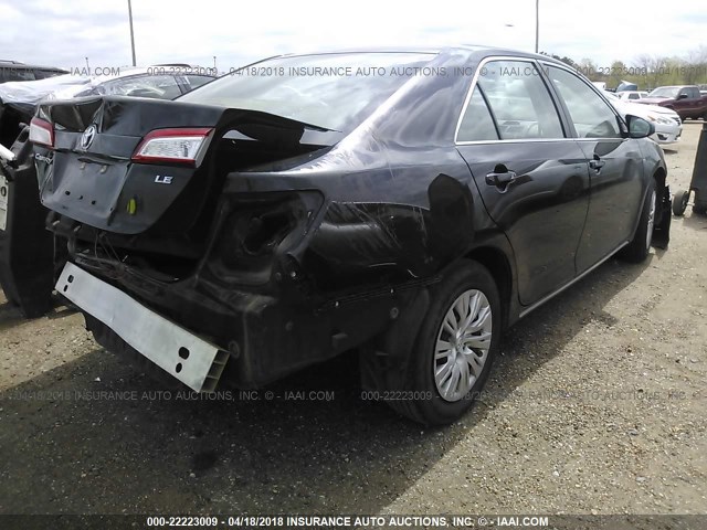 4T1BF1FK6DU284833 - 2013 TOYOTA CAMRY L/SE/LE/XLE 黑色 照片 4