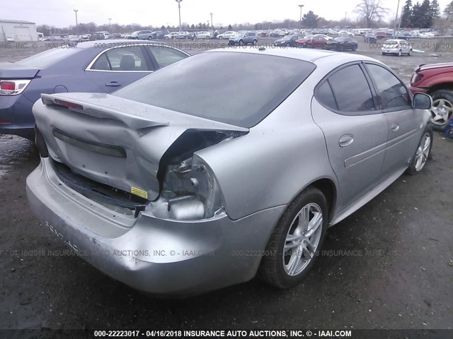 2G2WP552071233005 - 2007 PONTIAC GRAND PRIX SILVER photo 4