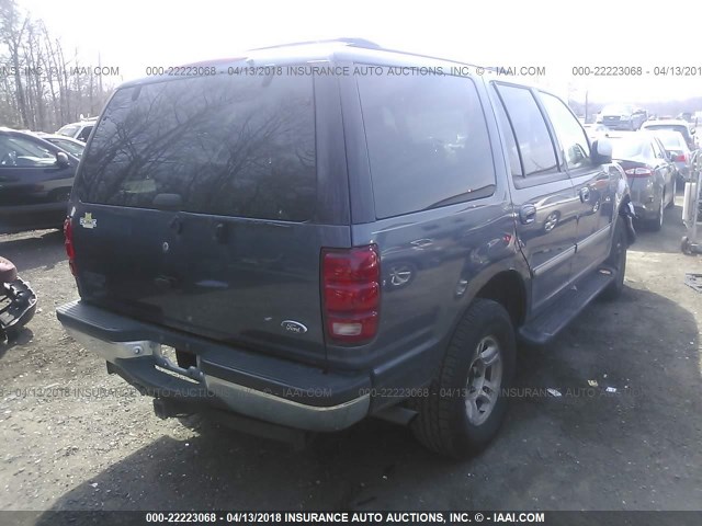 1FMPU16L52LA51615 - 2002 FORD EXPEDITION XLT GRAY photo 4