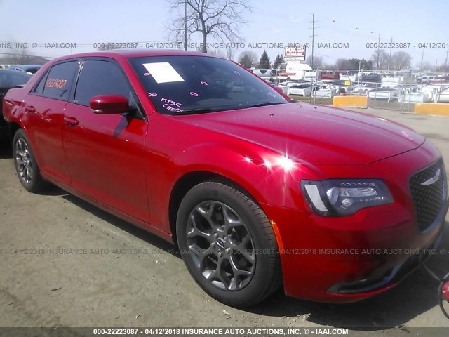 2C3CCAGG1GH329460 - 2016 CHRYSLER 300 S RED photo 1