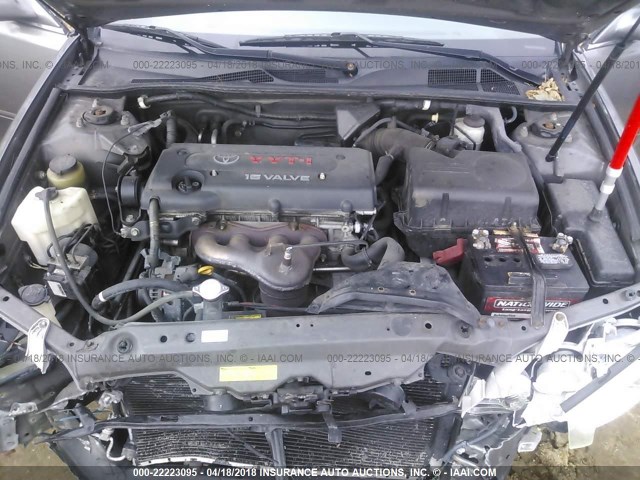 4T1BE32K05U569534 - 2005 TOYOTA CAMRY LE/XLE/SE ნაცრისფერი ფოტო 10
