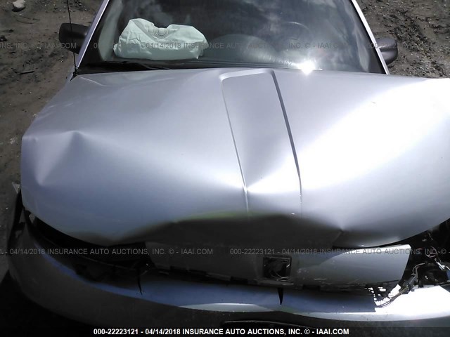1G8AJ52F54Z103362 - 2004 SATURN ION LEVEL 2 SILVER photo 10