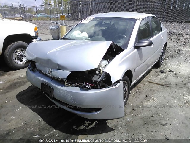 1G8AJ52F54Z103362 - 2004 SATURN ION LEVEL 2 SILVER photo 6
