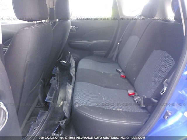 3N1CE2CP7FL417911 - 2015 NISSAN VERSA NOTE S/S PLUS/SV/SL/SR BLUE photo 8