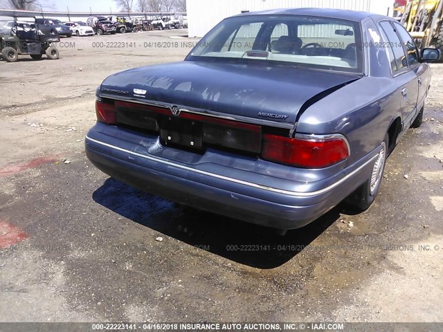 2MELM74WXVX679582 - 1997 MERCURY GRAND MARQUIS GS BLUE photo 6