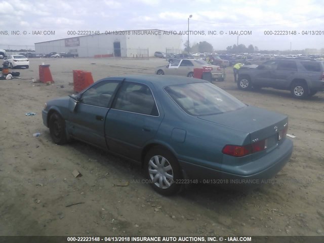 4T1BG22K1YU632374 - 2000 TOYOTA CAMRY CE/LE/XLE 绿色 照片 3