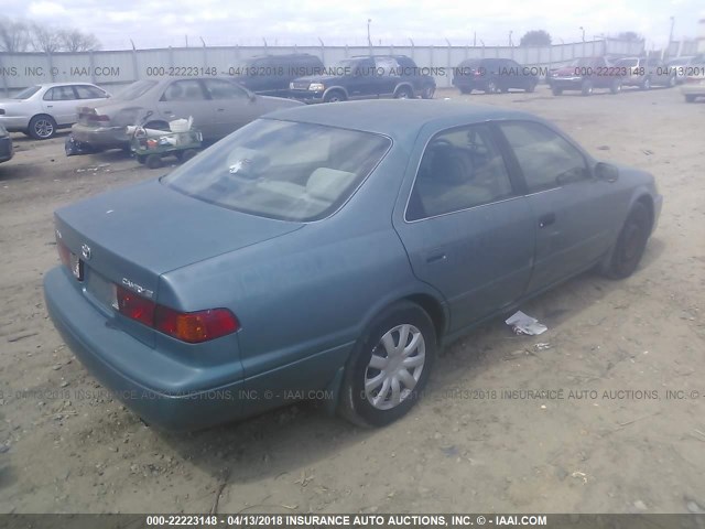4T1BG22K1YU632374 - 2000 TOYOTA CAMRY CE/LE/XLE 绿色 照片 4