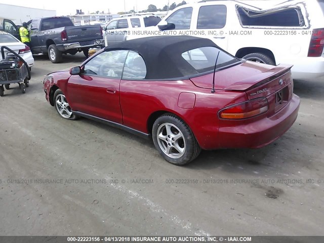 JT5FG02T0X0055079 - 1999 TOYOTA CELICA GT RED photo 3