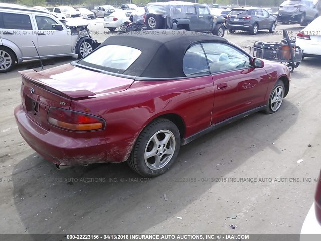 JT5FG02T0X0055079 - 1999 TOYOTA CELICA GT RED photo 4