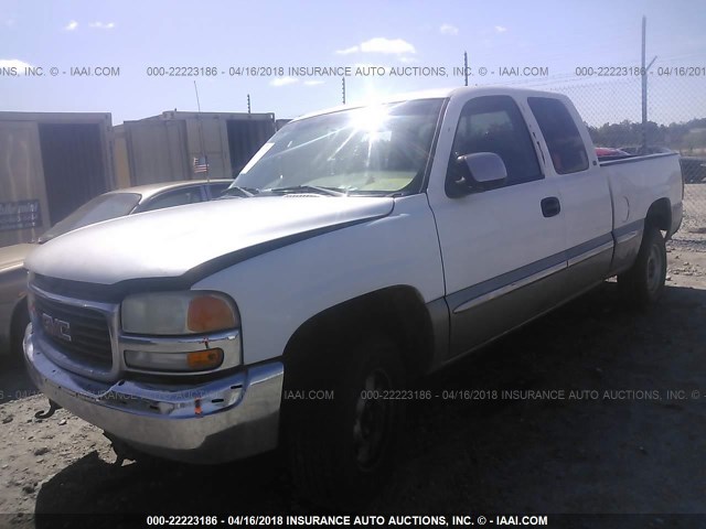 2GTEC19V2Y1210679 - 2000 GMC NEW SIERRA C1500 WHITE photo 2