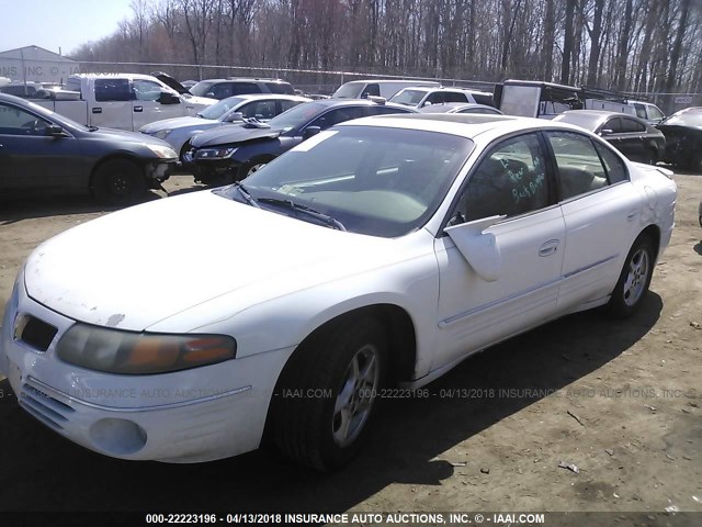 1G2HX54K9Y4167165 - 2000 PONTIAC BONNEVILLE SE WHITE photo 2