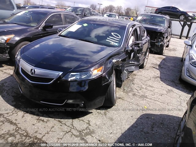 19UUA8F59EA001649 - 2014 ACURA TL TECH BLACK photo 2