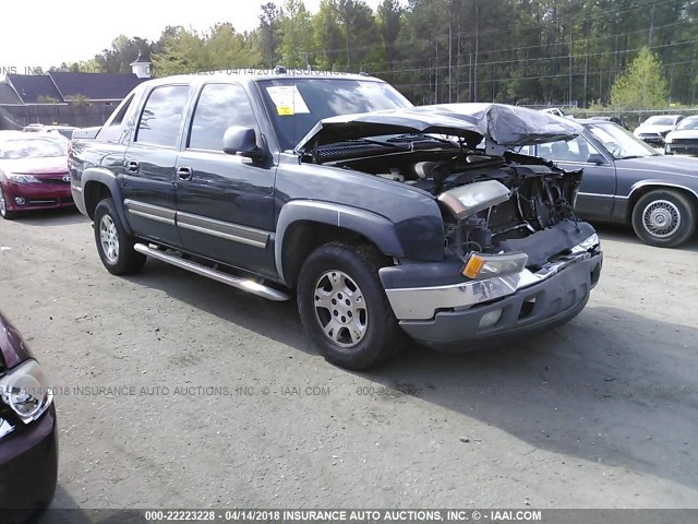 3GNEC12Z65G242784 - 2005 CHEVROLET AVALANCHE C1500 GRAY photo 1