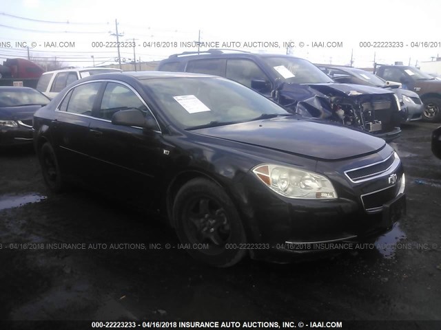 1G1ZG57B28F159210 - 2008 CHEVROLET MALIBU LS 黑色 照片 1