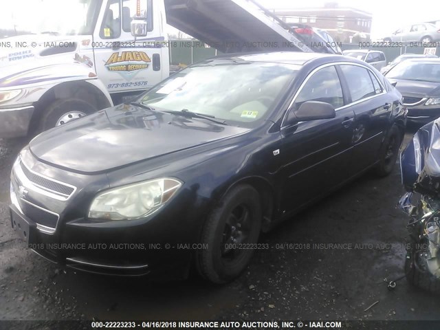 1G1ZG57B28F159210 - 2008 CHEVROLET MALIBU LS 黑色 照片 2