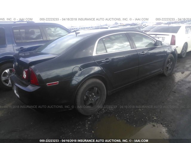 1G1ZG57B28F159210 - 2008 CHEVROLET MALIBU LS 黑色 照片 4