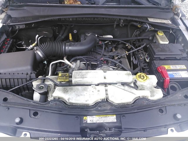 1J8GN28KX8W155237 - 2008 JEEP LIBERTY SPORT 银色 照片 10