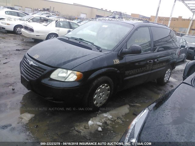 1C4GP45RX4B591506 - 2004 CHRYSLER TOWN & COUNTRY  BLACK photo 2