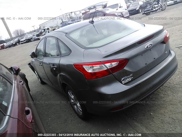 1FADP3F23DL240418 - 2013 FORD FOCUS GRAY photo 3
