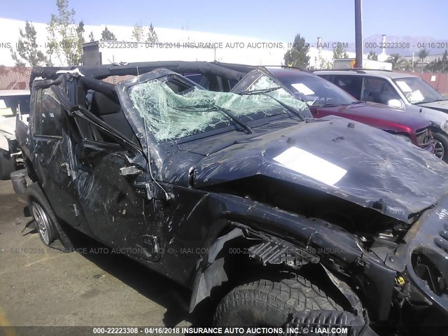 1C4BJWDGXGL265405 - 2016 JEEP WRANGLER UNLIMITE SPORT 蓝色 照片 6