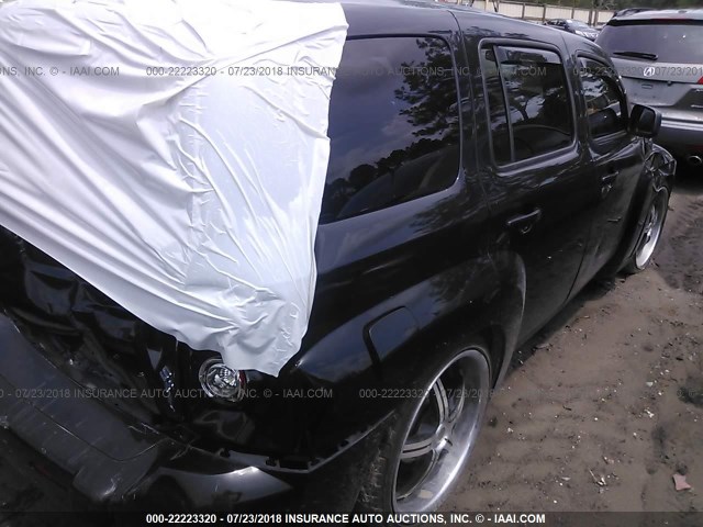 3GNBAADB2AS589416 - 2010 CHEVROLET HHR LS შავი ფოტო 4