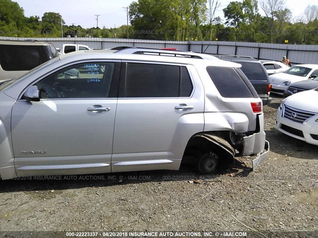 2GKFLZE31D6219026 - 2013 GMC TERRAIN DENALI SILVER photo 6