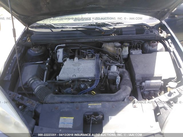 1G1ZT52815F101947 - 2005 CHEVROLET MALIBU LS 蓝色 照片 10