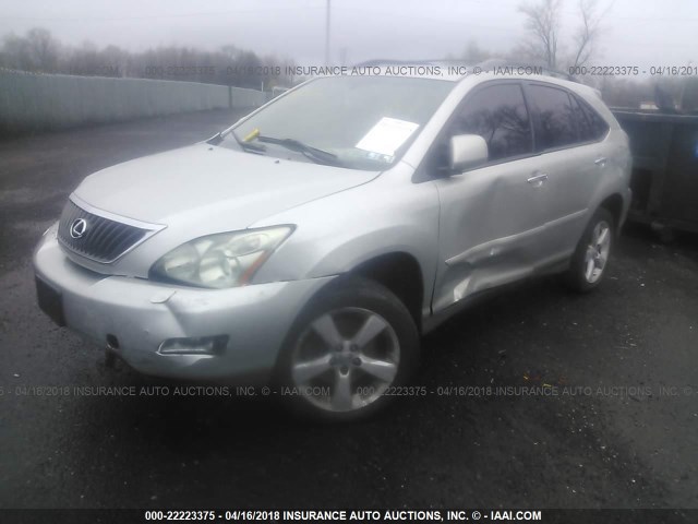 2T2HK31U28C070483 - 2008 LEXUS RX 350 GRAY photo 2