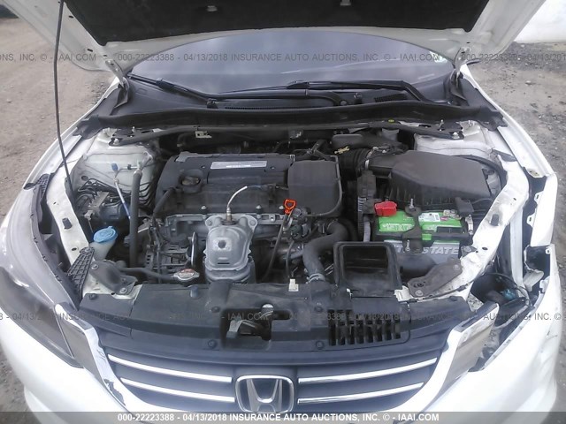 1HGCR2F59EA059830 - 2014 HONDA ACCORD SPORT 白色 照片 10